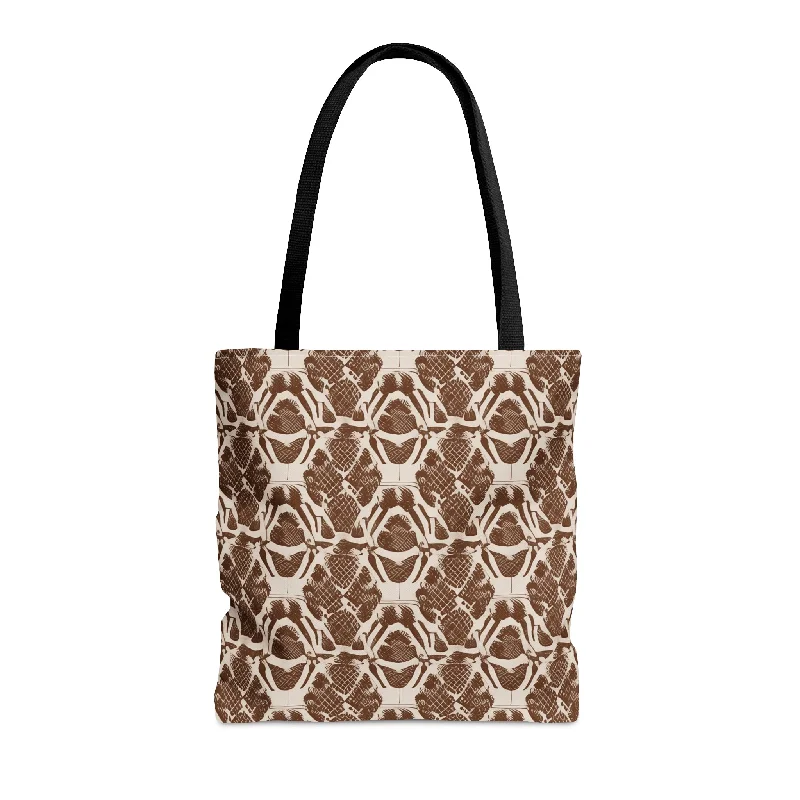 Bags For Sporty And Athletic Styles Snake Pattern Tote