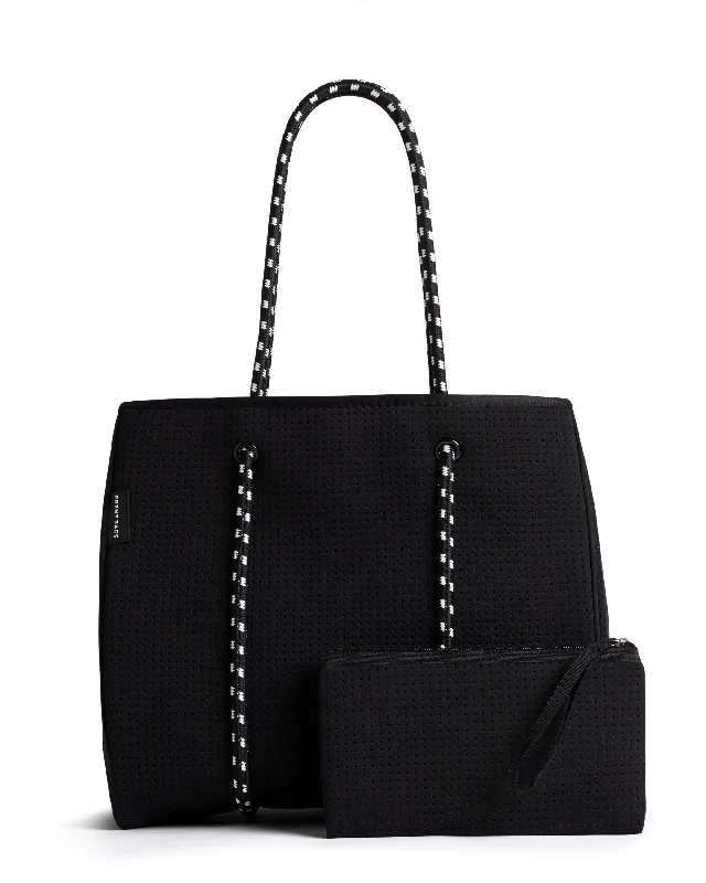 Clearance-Priced Bags The Brighton Bag (BLACK) Neoprene Tote Bag