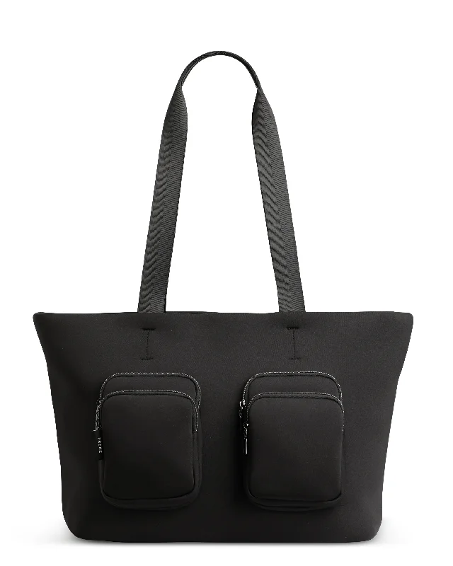 Vintage Bags For Retro And Classic Fashion Lovers The Carolina Bag (BLACK) Neoprene Tote Bag