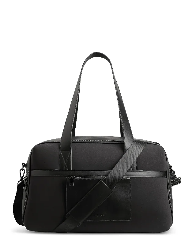 Festival Bags For Concerts And Events The Morris Bag (BLACK) Neoprene Weekender Bag