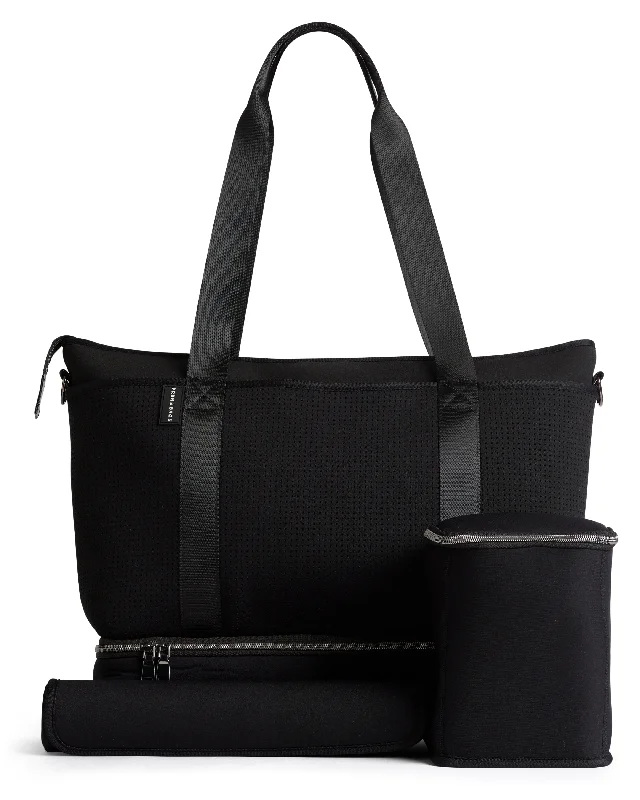 Spacious And Discounted Bags The Saturday Bag (BLACK) Neoprene Tote / Baby / Travel Bag