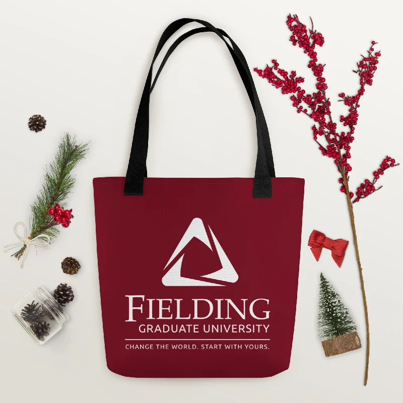 Lightweight And Affordable Bags Tote Bag - Merlot | Fielding Logo