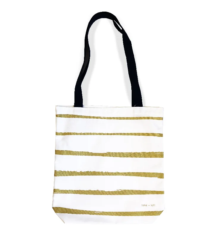 Trendy Bags For Teenage Girls white paint stripe tote