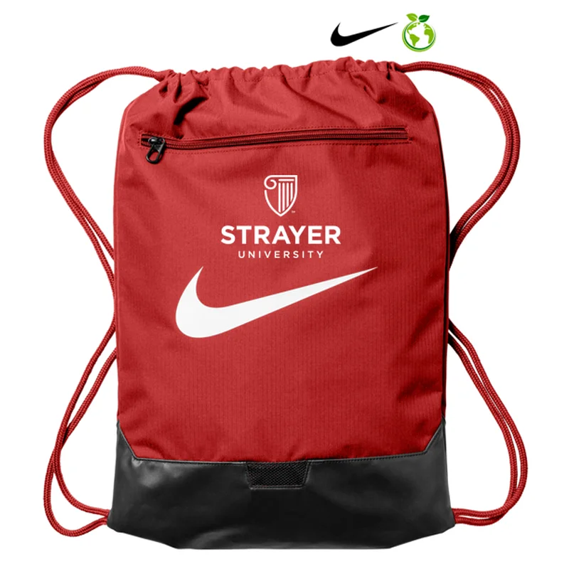Seasonal Fashion NEW STRAYER Nike Brasilia Drawstring Pack - RED