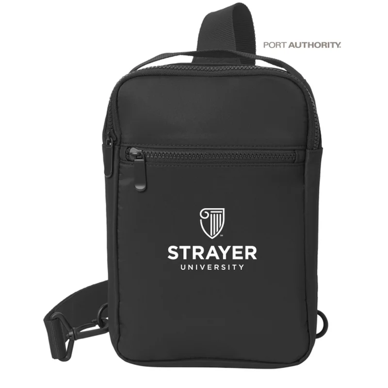 Chic Bags For Office Professionals And Urban Dwellers NEW STRAYER Port Authority® Matte Sling - Deep Black