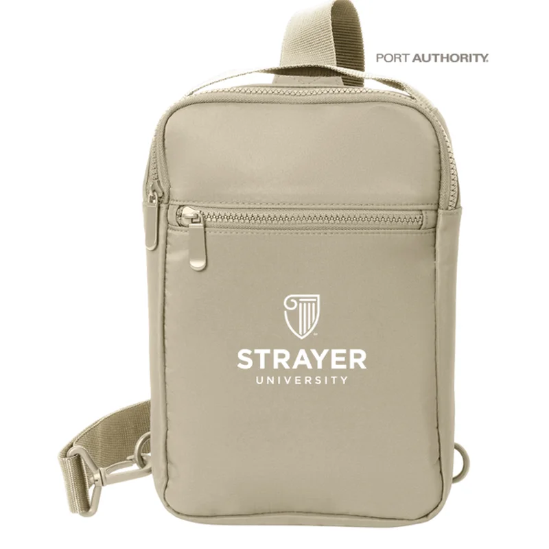Festival Bags For Concerts And Events NEW STRAYER Port Authority® Matte Sling - Sahara