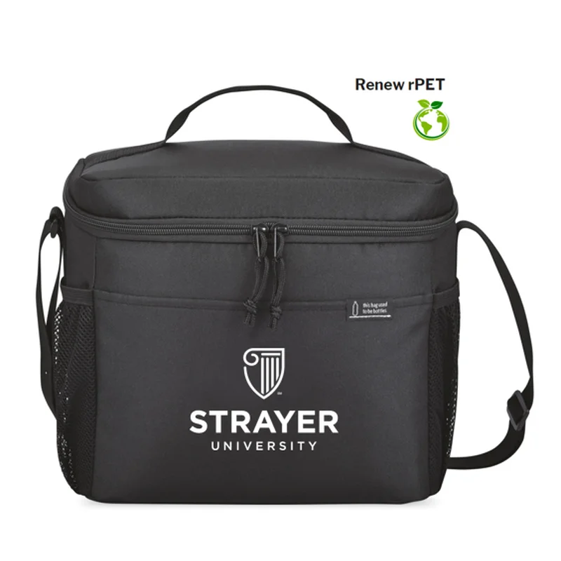 Bold Fashion Sales NEW STRAYER  Renew rPET Box Cooler - Black