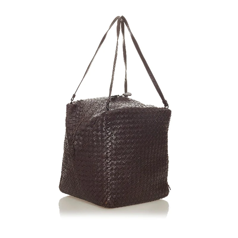 Eco-Friendly And Discounted Bags Bottega Veneta Intrecciato Leather Shoulder Bag (SHG-27651)