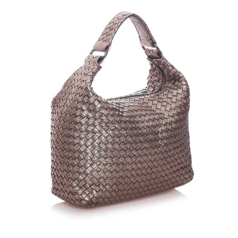 Vibrant Bags With Discounts Bottega Veneta Intrecciato Leather Shoulder Bag (SHG-29105)