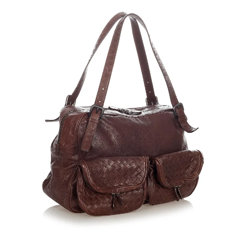 Limited-Time Offers On Trendy And Stylish Bags Bottega Veneta Intrecciato Leather Shoulder Bag (SHG-36582)