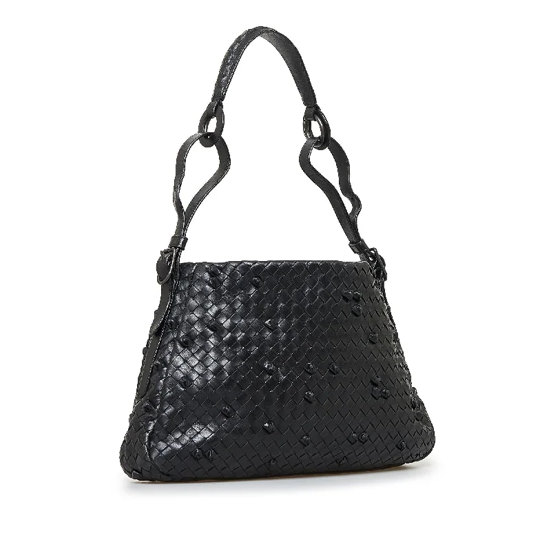 Cyber Monday Discounts On Bags Bottega Veneta Intrecciato Nappa Naruto Knot Shoulder Bag (SHG-bziCWh)