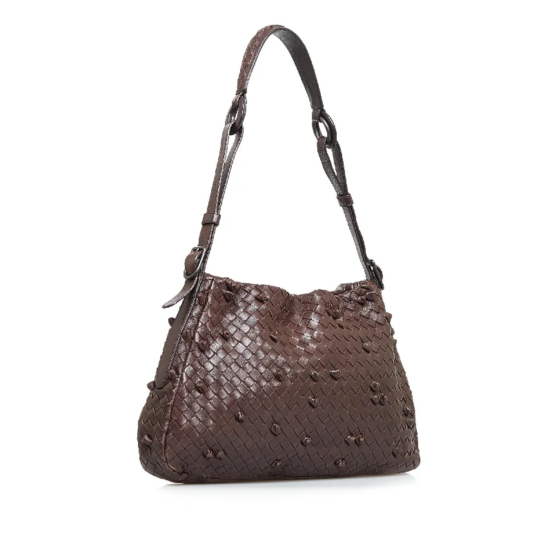 Affordable Bags Bottega Veneta Intrecciato Nappa Naruto Knot Shoulder Bag (SHG-spvIVO)