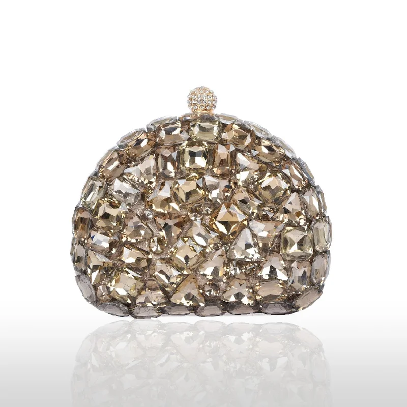 Odor-Resistant And Budget Bags Luxurious Gold Embellished Clutch | C1007X