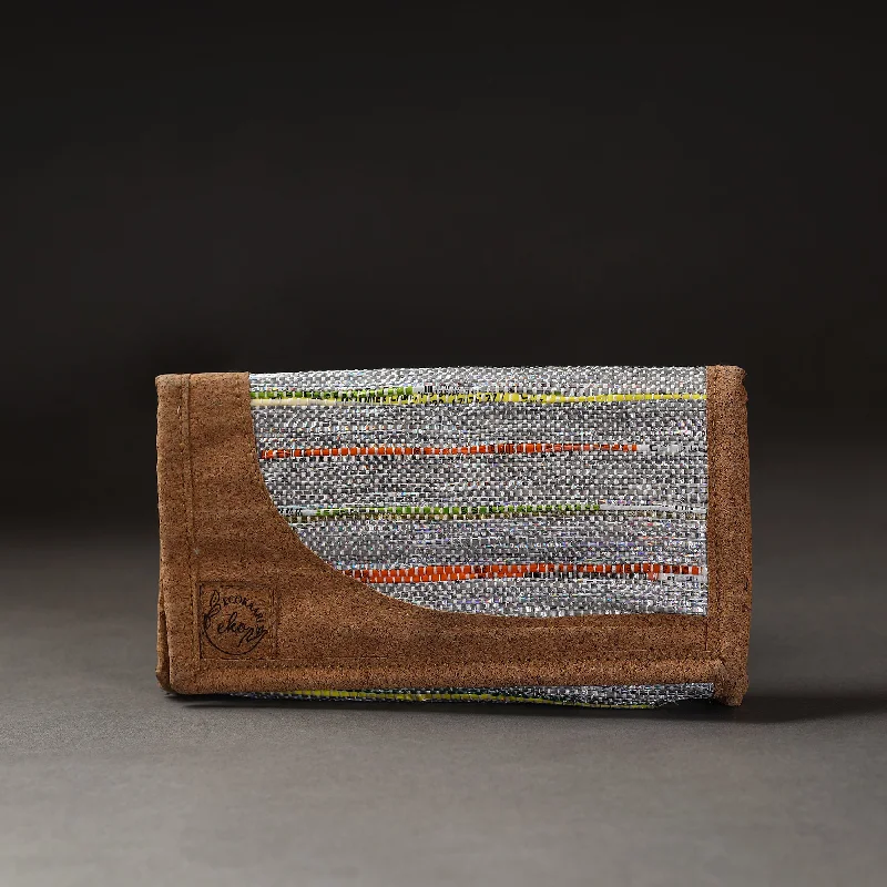 Festive Holiday Gift Bags Upcycled Weave Handcrafted Clutch