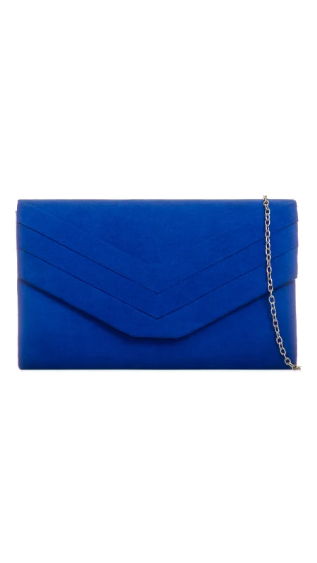 Inspired Bags For High-End Fashion Aria Clutch-Royal Blue
