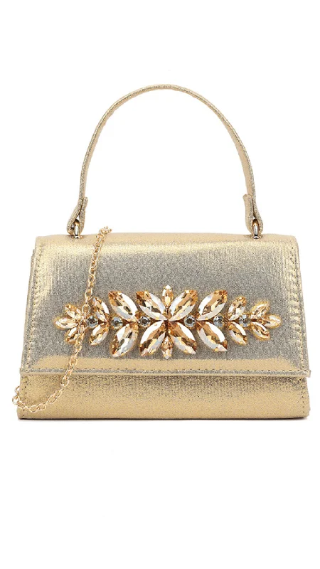 Trendy Bags For Women And Men In 2025 Ariana Clutch- Gold