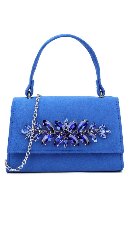 Bags With Tsa-Approved Features Ariana Clutch- Blue