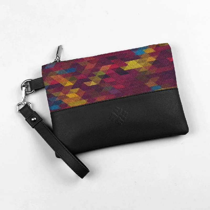 Bold And Flash-Sale Bags Black Toiletry Pouch Colors Pattern