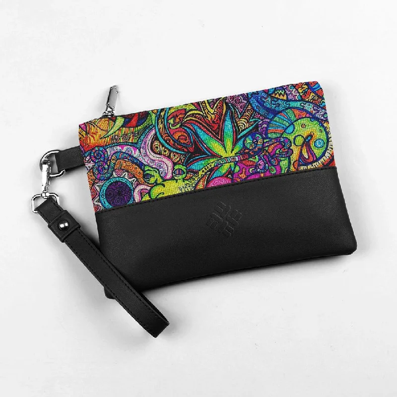 Active Lifestyles Black Toiletry Pouch Deep Art