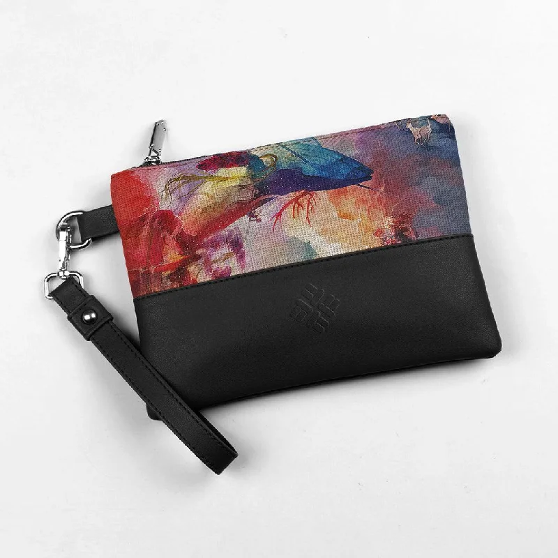 Bags For Personalized Gifts Black Toiletry Pouch Fantasy World