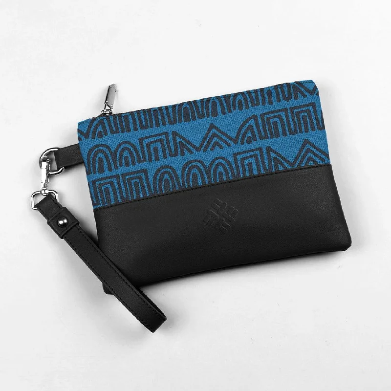 Vintage Bags For Retro And Classic Fashion Lovers Black Toiletry Pouch Handmade Tribal