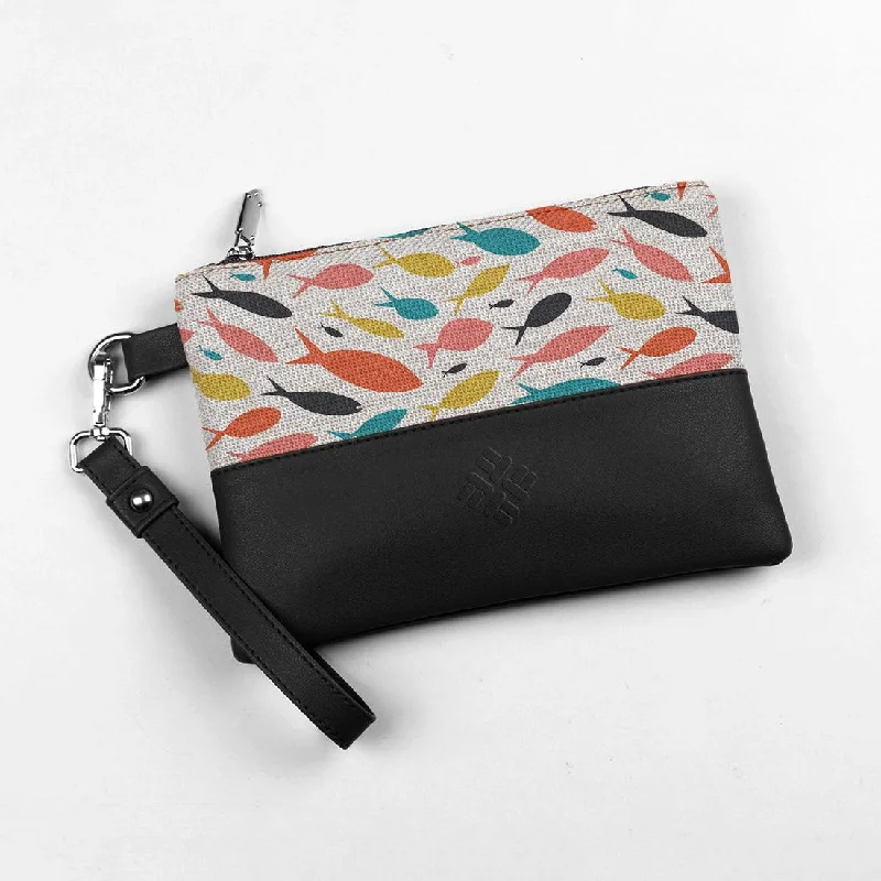 Eco-Friendly Bags With Promotions Black Toiletry Pouch Ocean