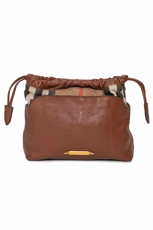 Evening Events Burberry House Check Little Crush Clutch