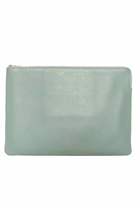 Trendy And Discounted Designer Handbags Celine Solo Zip Pouch Clutch