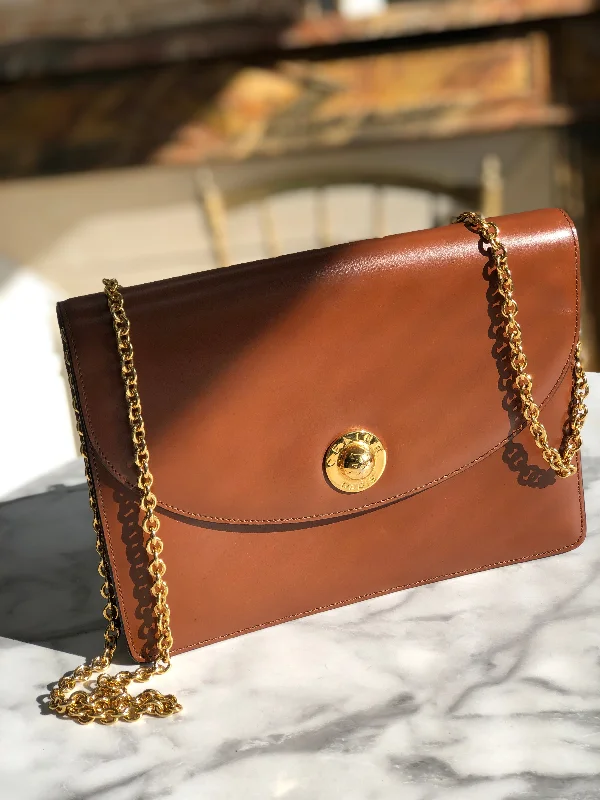 Affordable Bags For Budget Shoppers CELINE Starball Chain Shoulderbag Brown Old Celine Vintage nimwmc