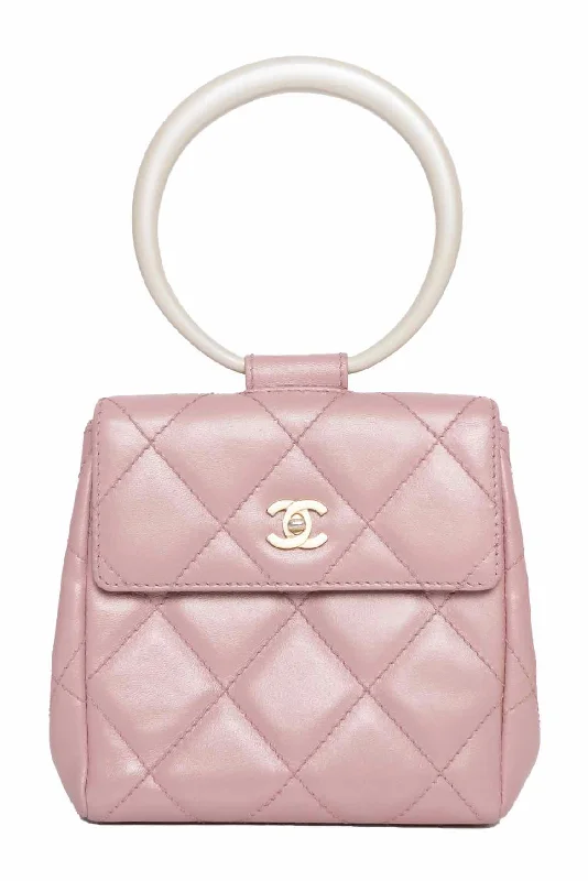 Urban Bags For City Life And Streetwear Fashion Chanel Vintage Mini Ring Handle Bag
