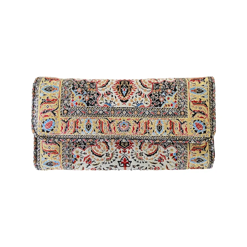 Limited-Time Offer On Trendy Bags Motif Turkish Clutch - Carpet Pattern Wallet - Embroidered wallet