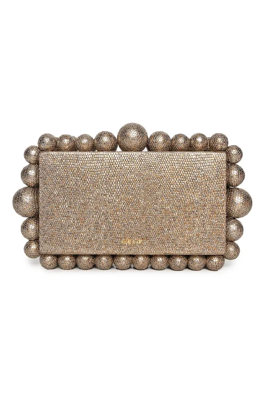 Tsa-Approved Bags For Hassle-Free Airport Security Cult Gaia EOS  Metallic Cow Leather Clutch