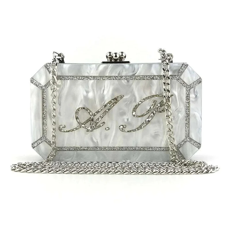 Affordable Bags For Budget Shoppers Custom Crystal Acrylic Clutch