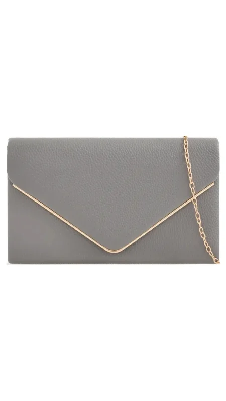 Bags With Tsa-Approved Features Donna Clutch- Charcoal