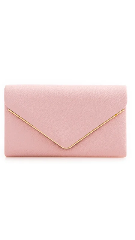 Affordable Bags For Budget Shoppers Donna Clutch- Dusty Pink