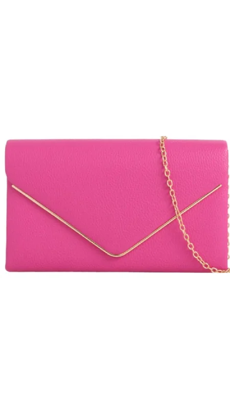 Trendy Bags For Sales Donna Clutch-Fuchsia