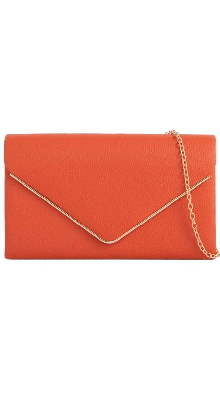 Luxurious But Budget-Friendly Bags Donna Clutch- Orange