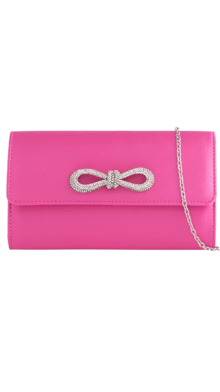 Romantic Valentine's Day Bags With Promotions Ellen Clutch- Pink