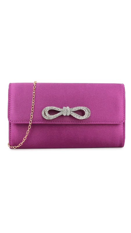 Halloween-Themed Ellen Clutch- Purple