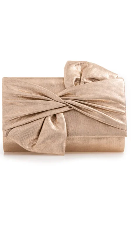 Cozy Handbags With Clearance Prices Eve Clutch- Gold