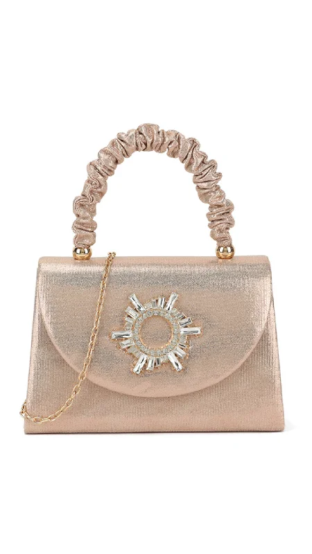 Discounted Designer Bags On Sale Fiona Clutch - Champagne