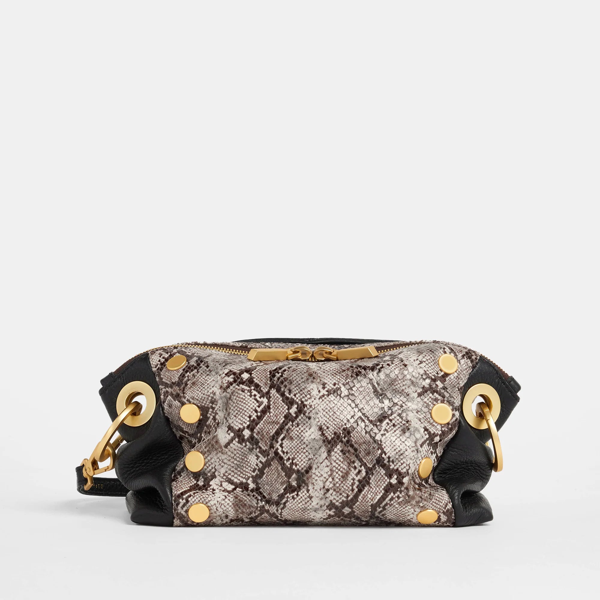 Discounted Designer Bags On Sale Hammitt Daniel Crossbody Clutch Small Contrast Snake/Brushed Gold Discounted Designer Bags On Sale Hammitt Daniel Crossbody Clutch Small Contrast Snake/Brushed Gold