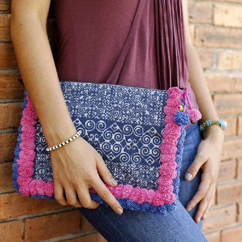 Limited-Time Offers On Trendy And Stylish Bags Oasis Batik PomPom iPad Clutch - Thailand