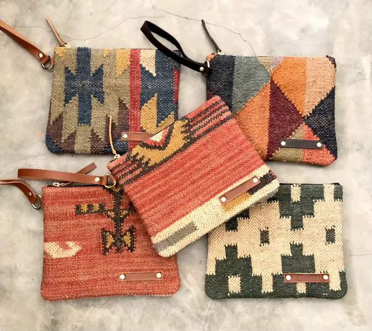 Bag For Luxury Lovers Kilim Clutch/Wristlet