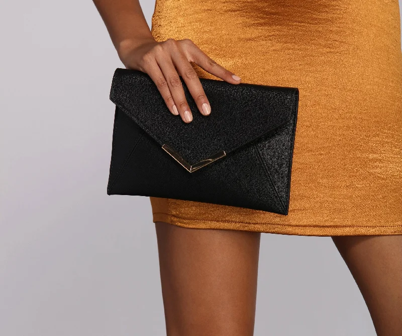 Stylish Yet Affordable Bags Little Black Envelope Clutch