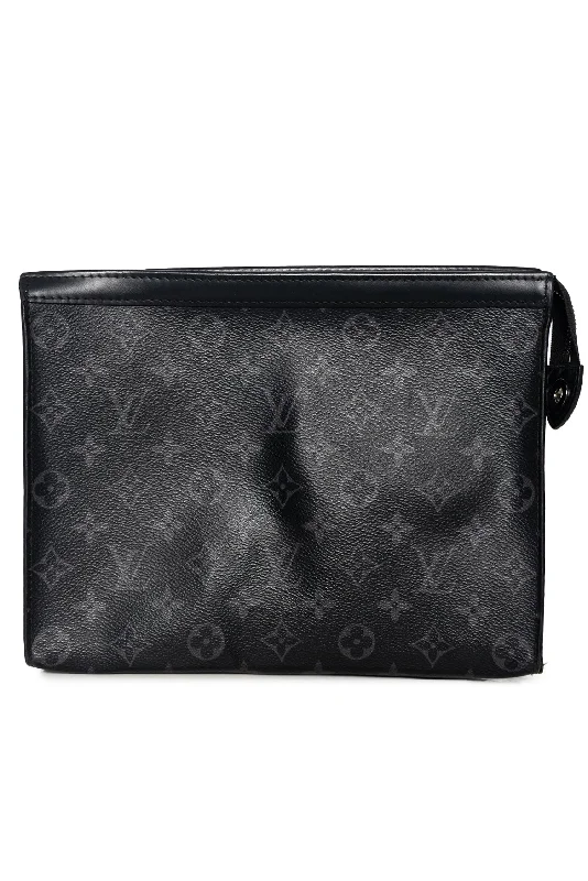 Flash Sale On Premium Bags Louis Vuitton Eclipse Pochette Voyage MM Clutch