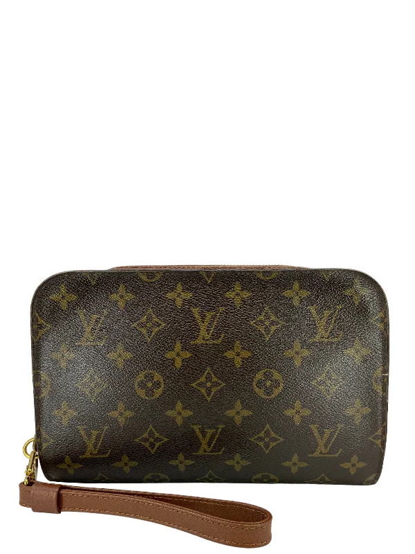 Odor-Resistant And Budget Bags Louis Vuitton Monogram Pochette Orsay Clutch Wristlet