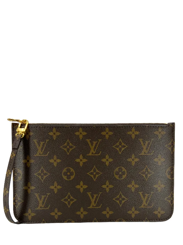 Stylish Bags For Fashion Bloggers LOUIS VUITTON Monogram Teddy Neverfull MM Pochette Wristlet NEW