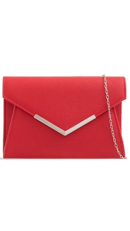 Limited-Time Offer On Trendy Bags Lucy Clutch- Red