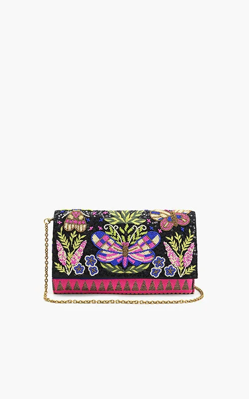 Stylish Bags For Fashion Bloggers With Promotions Midnight in the Garden Clutch